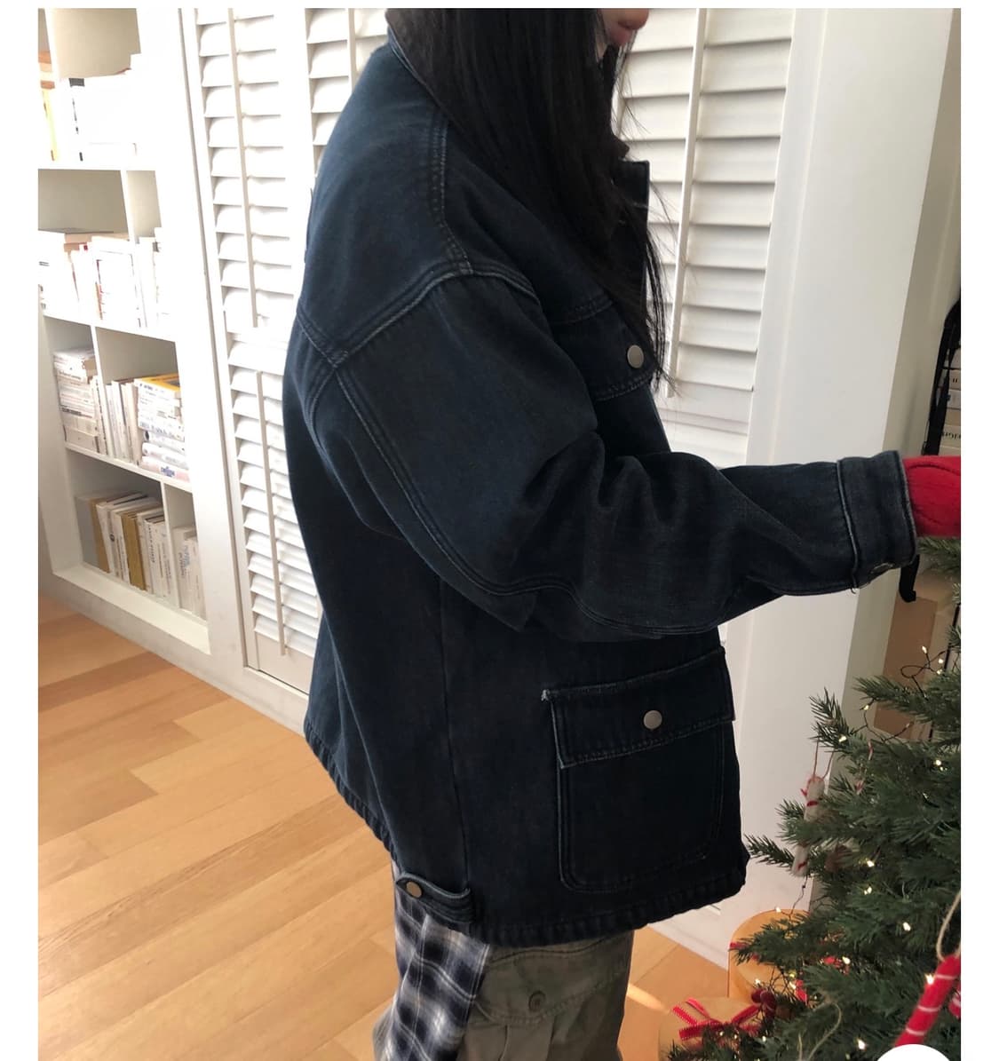 릿킴 워시드 자켓  상품이미지3