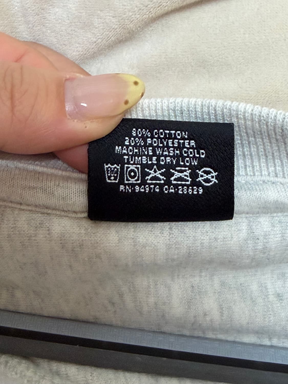 스투시 맨투맨 에쉬 헤더 그레이 상품이미지5