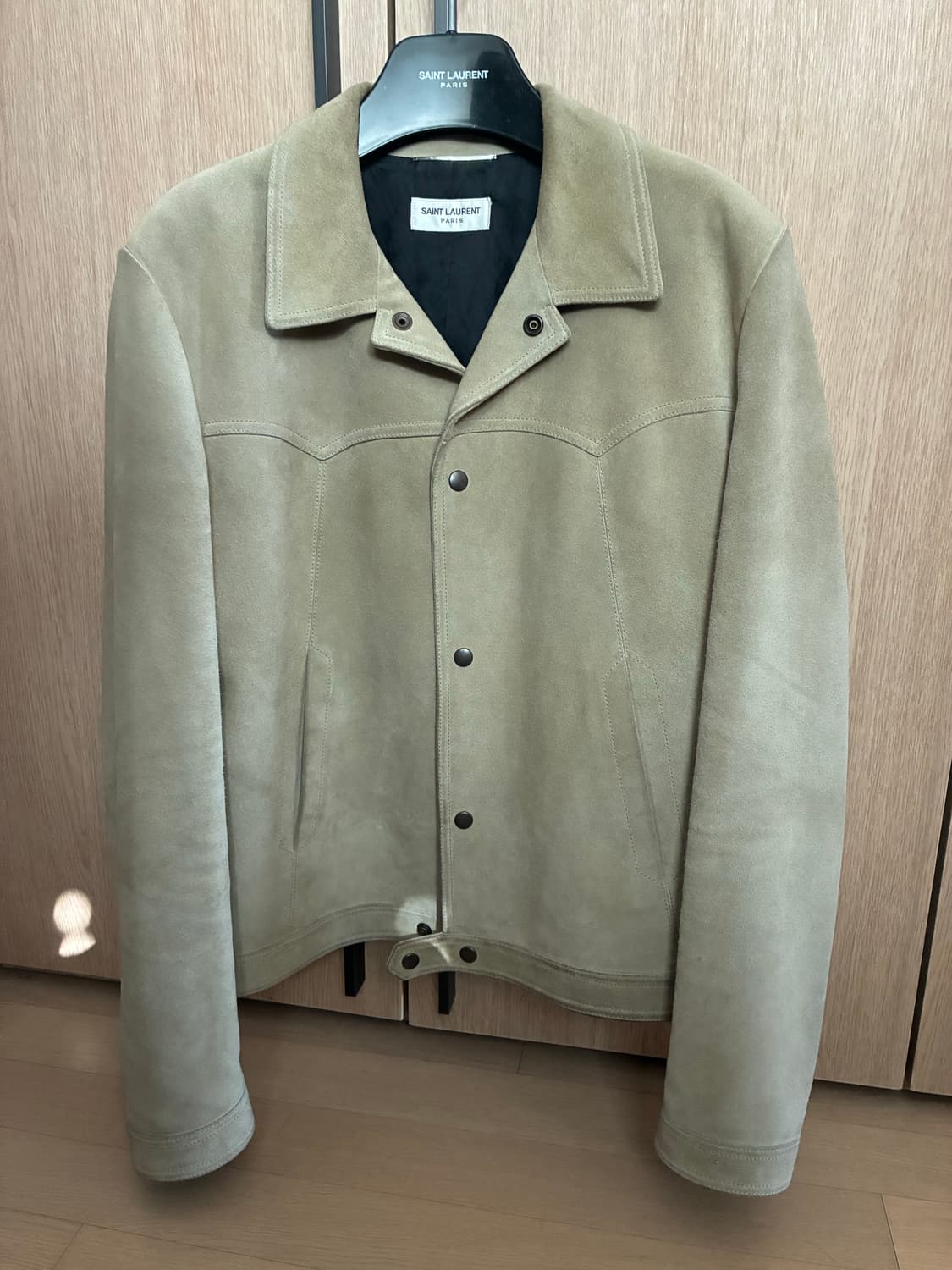 생로랑 스웨이드 레더 자켓 52 상품이미지1