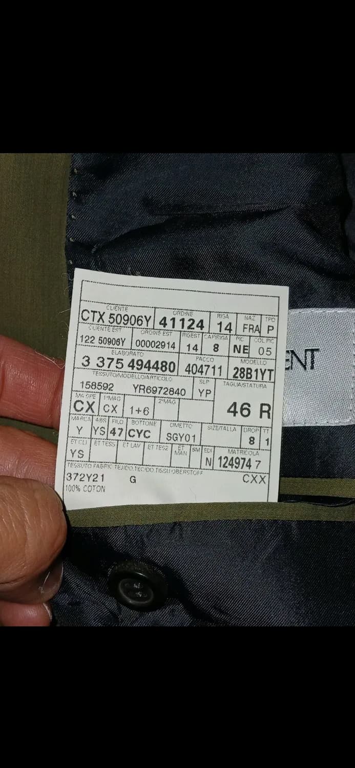 YSL rive gauche SUPER FINE WOOL BLAZER 상품이미지9