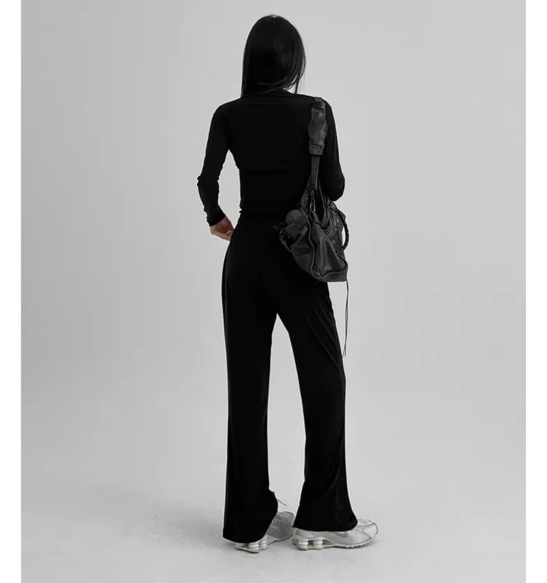 blackup 블랙업 made 쿨러드 썸머 부츠컷 밴딩팬츠 / y2k 상품이미지5