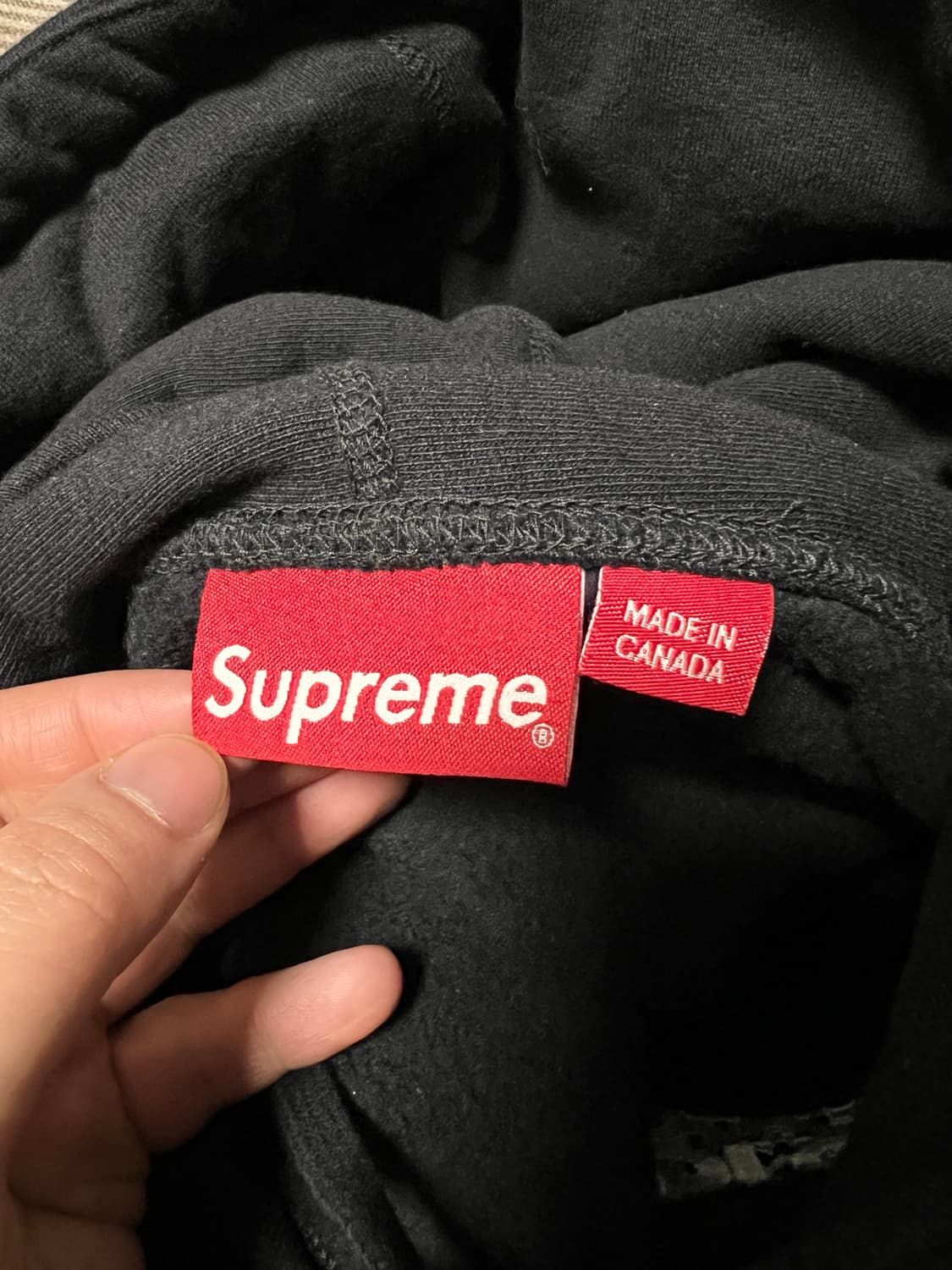 [L] 슈프림 반다나 박스로고 후드 블랙 상품이미지4