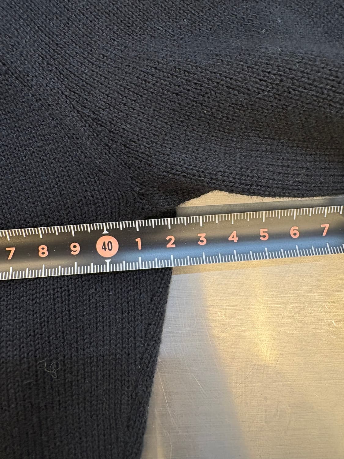 꾸레쥬 로고 니트 상품이미지5