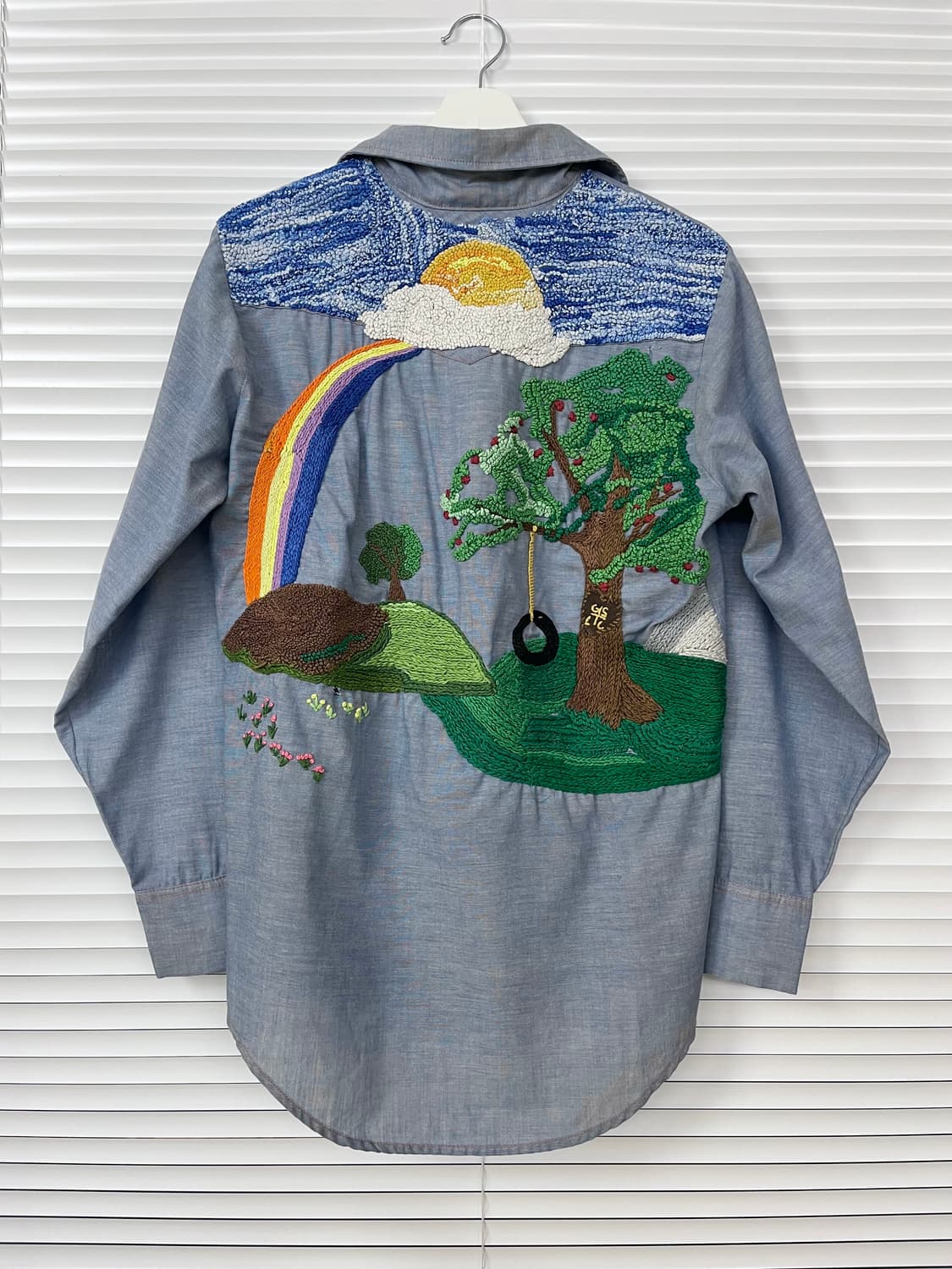 70s BIG MAC by JC Penney 빅맥 샴브레이 웨스턴 셔츠 상품이미지1