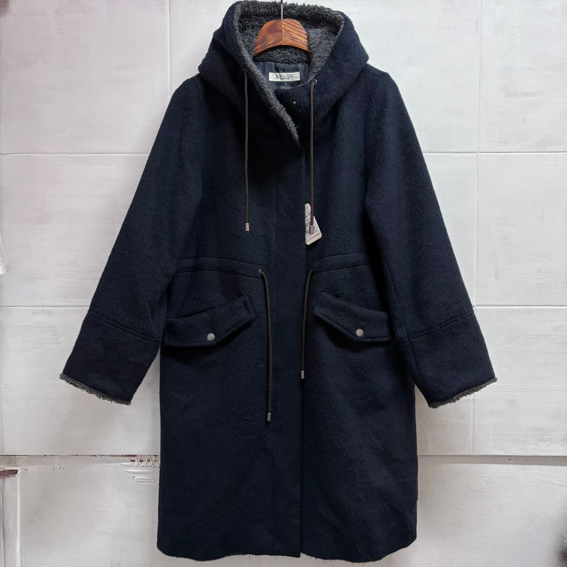 MAITRESSE JOURNALIER 에코 퍼 후드 코트  상품이미지1