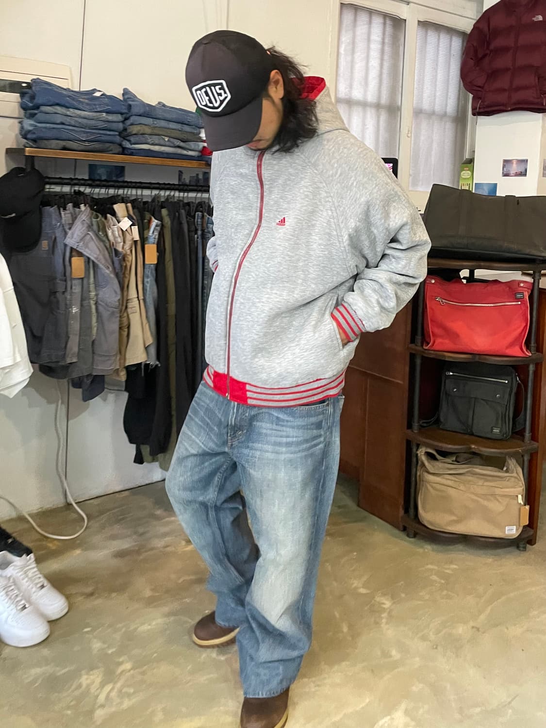 올드 아디다스 리버시블 자켓 XL 상품이미지2