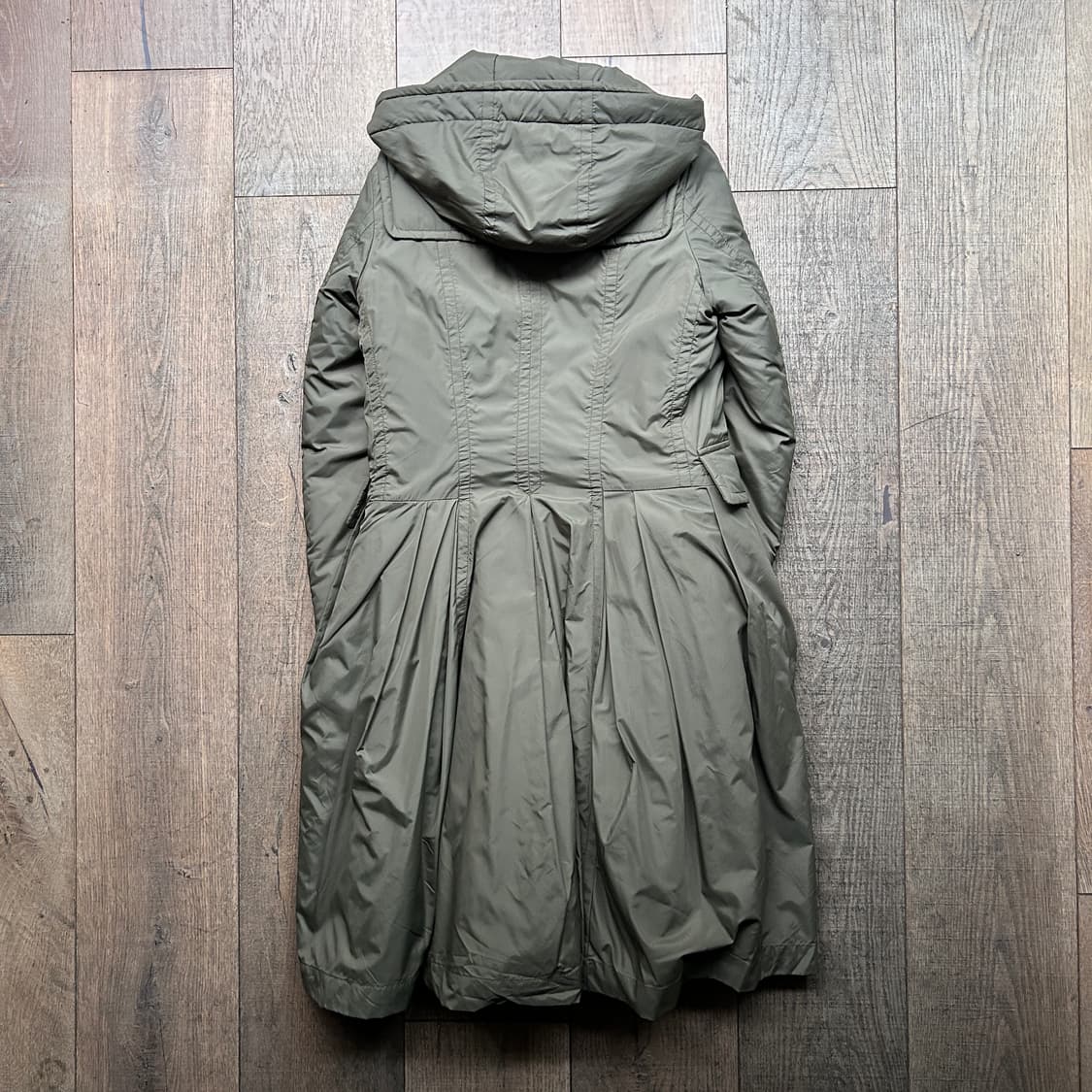 Khaki Toggle Flare Padding Coat  상품이미지8