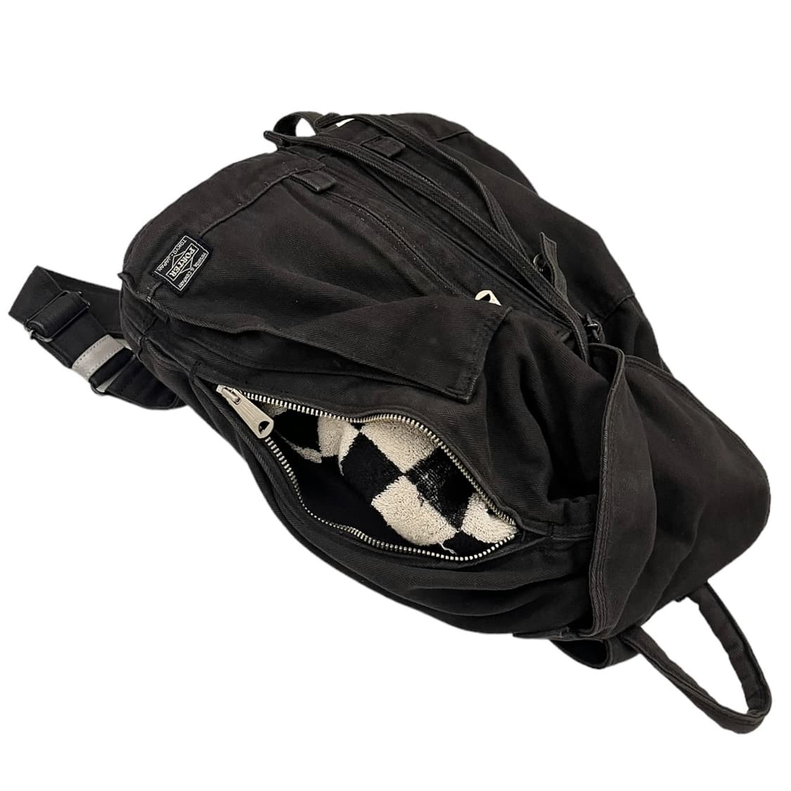 포터 페이지 헤링본 럭색 백팩 블랙 상품이미지6