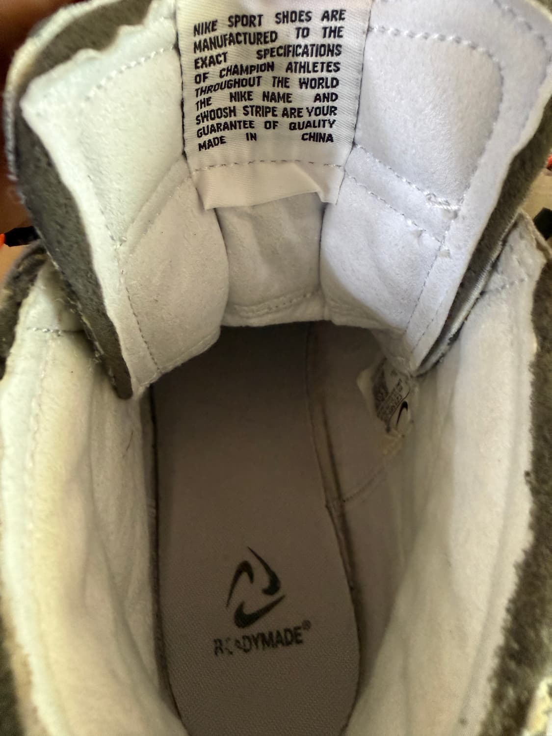 나이키 x 레디메이드 블레이저 미드 화이트 : ) 상품이미지6