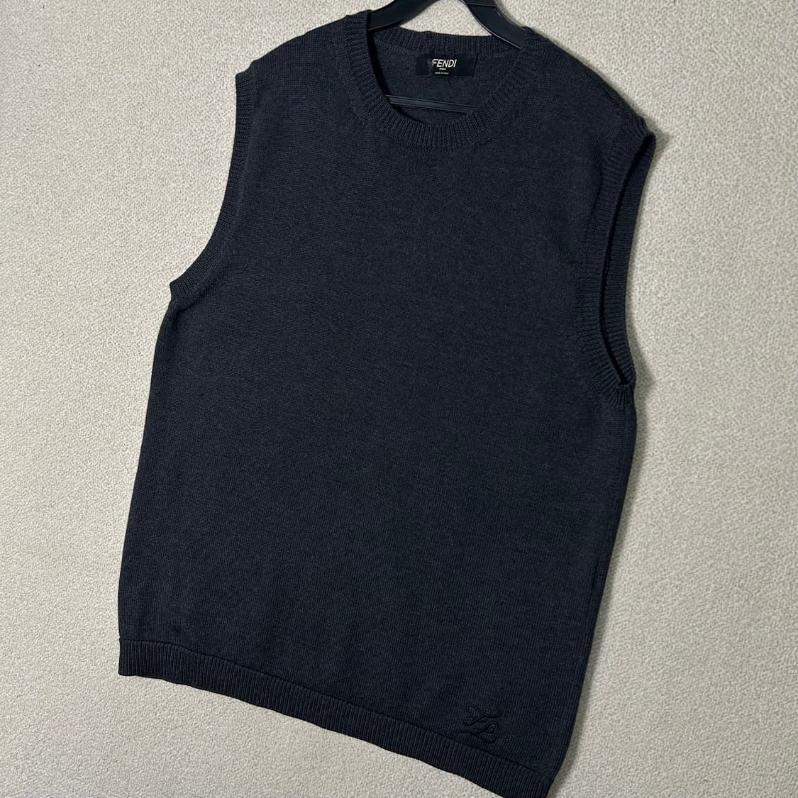 (54) 펜디 버진울 풀오버 니트 조끼 상품이미지2