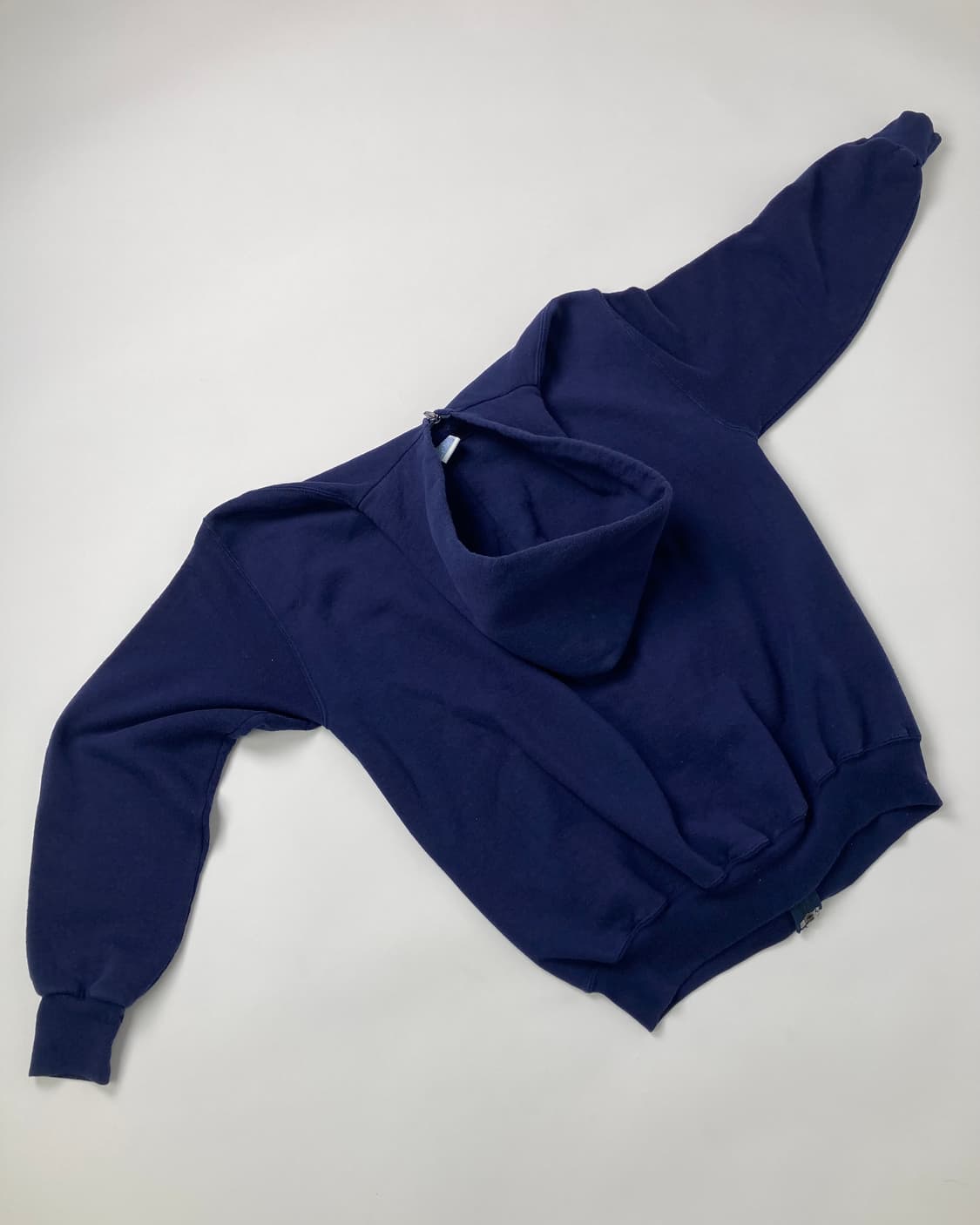 90s Russell Zip Up Hoodie (navy) 상품이미지2