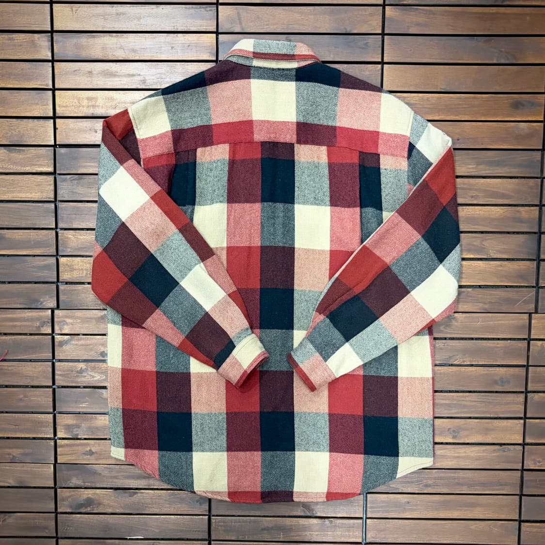 Omphalos 플란넬 체크 셔츠 (XL) 상품이미지6