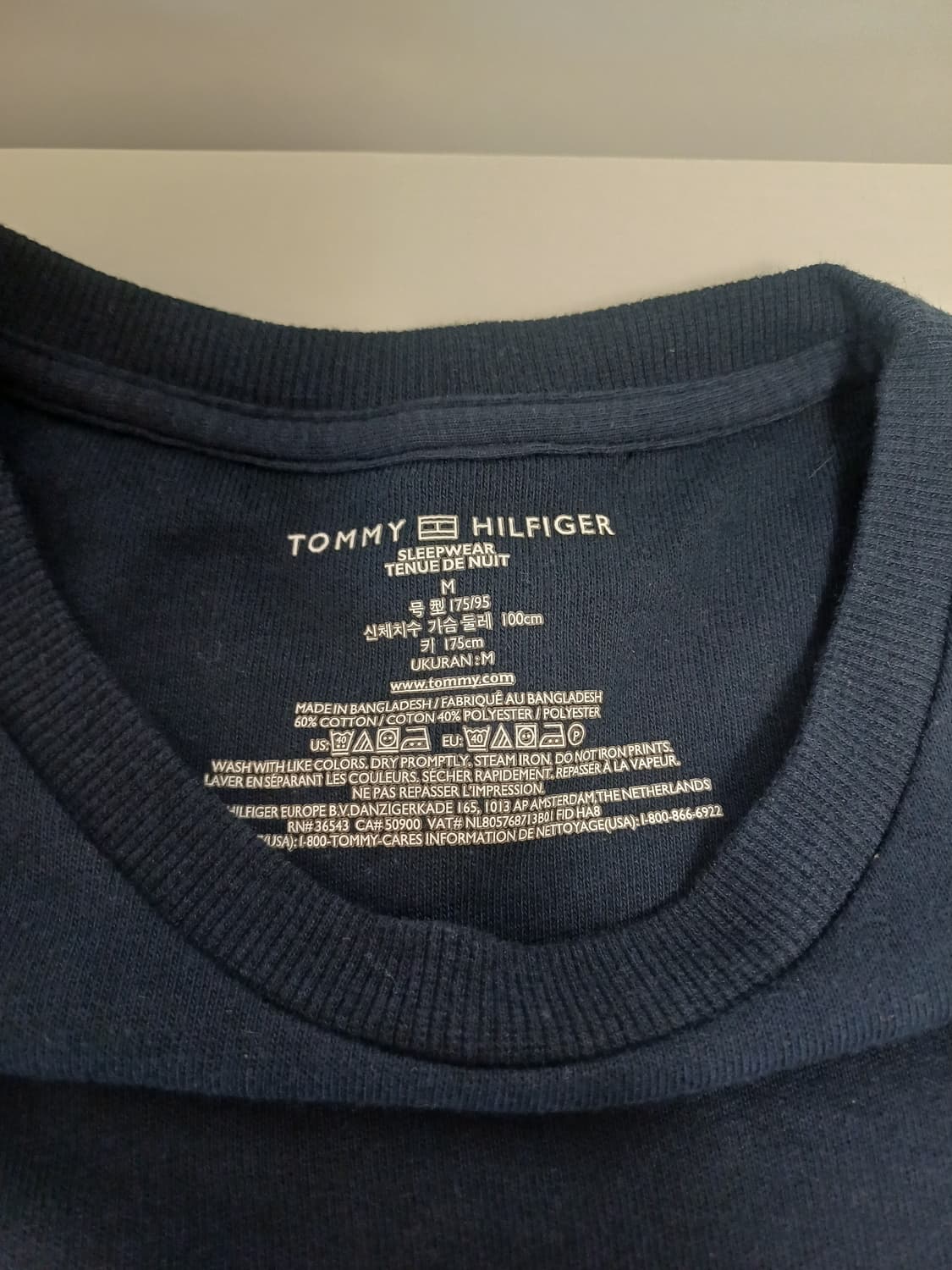 타미힐피거 빅로고 맨투맨 (네이비/M/95-100) 상품이미지4
