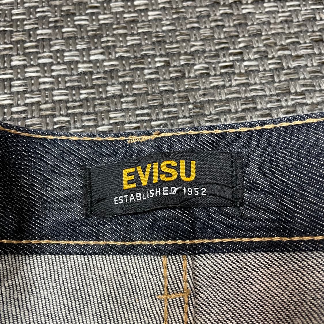 (34) 에비수 NO.5 생지 데님 팬츠 상품이미지6