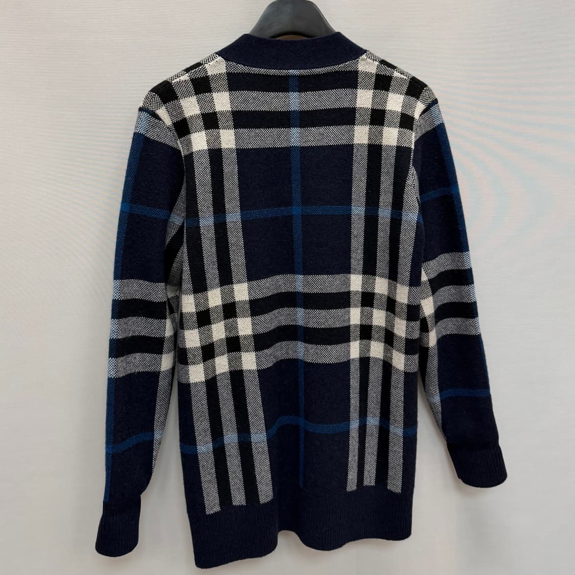 버버리 체크 울 캐시미어 오버사이즈 가디건 (95) 상품이미지6