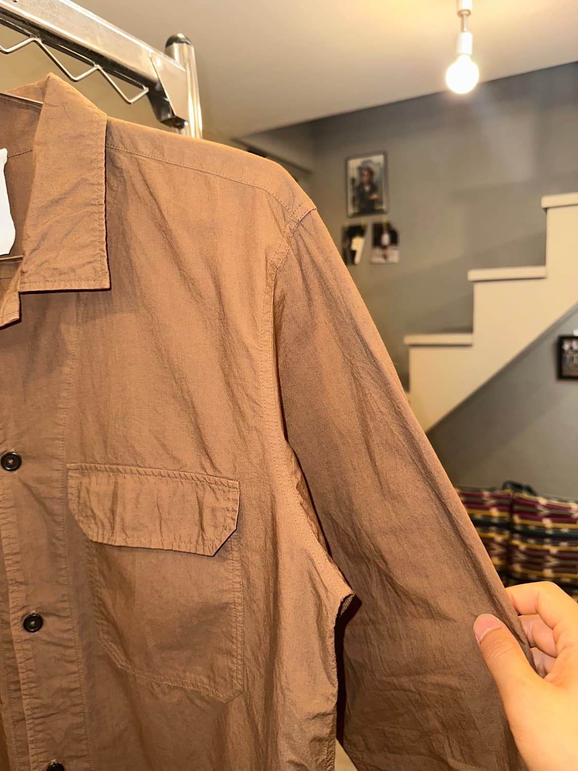 Margaret Howel MHL line material shirt  상품이미지7