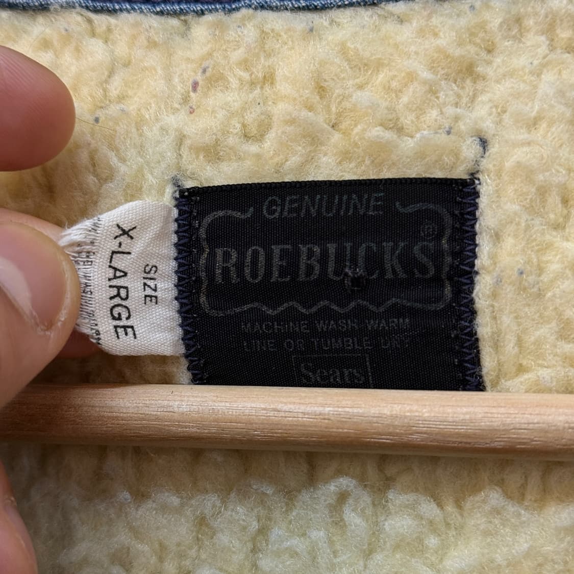 시어스 로벅스 데님 베스트 xl 조끼 미국빈티지 상품이미지6