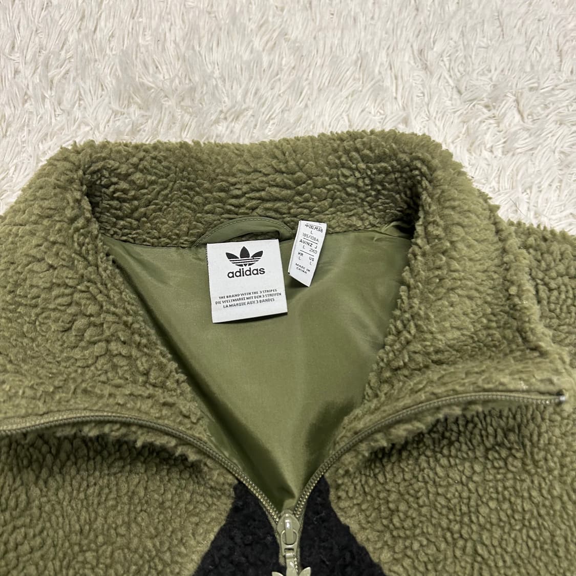 Adidas Big Trefoil Khaki Fleece 상품이미지6