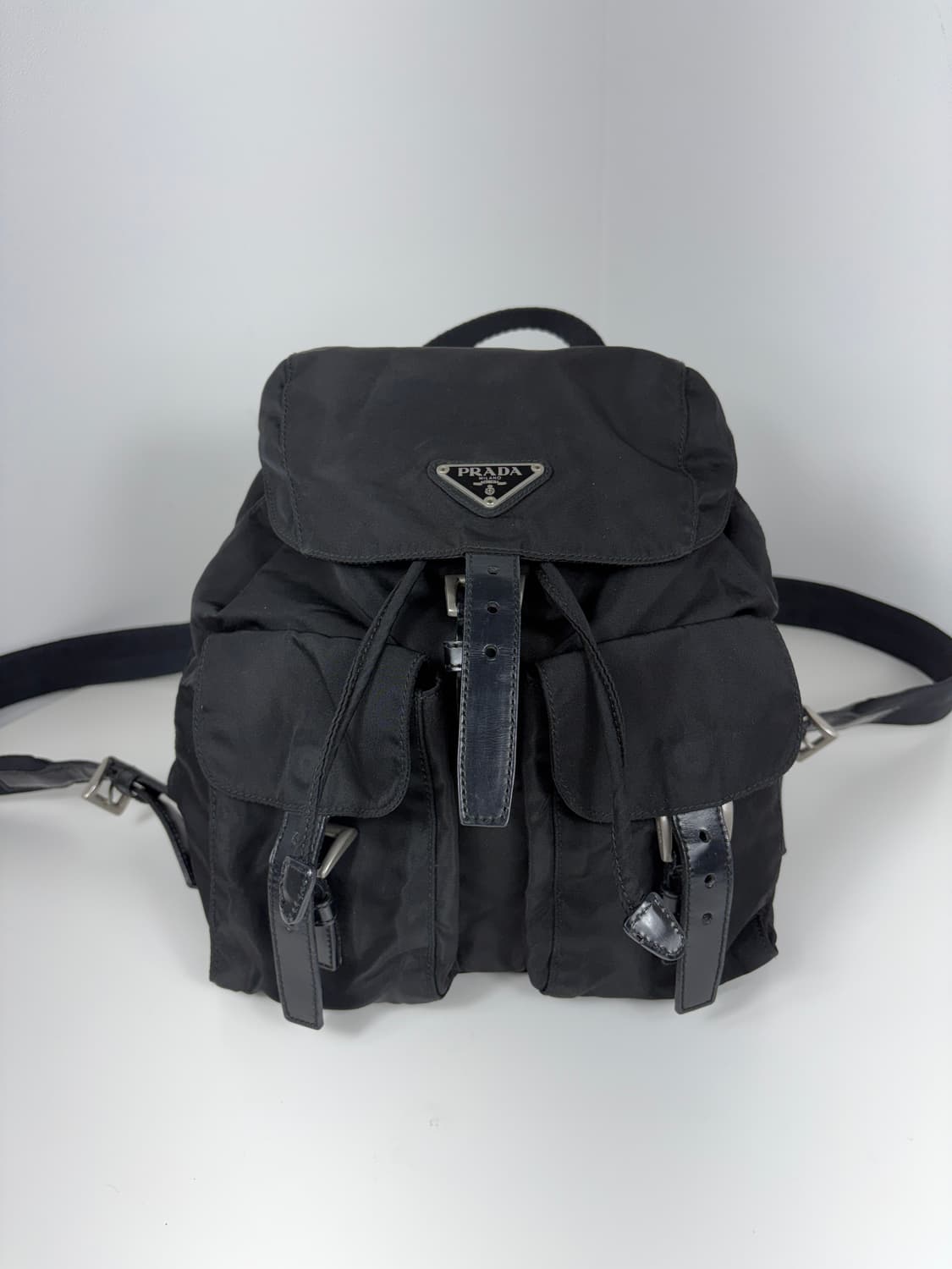 프라다 나일론 투포켓 스몰 백팩 상품이미지1