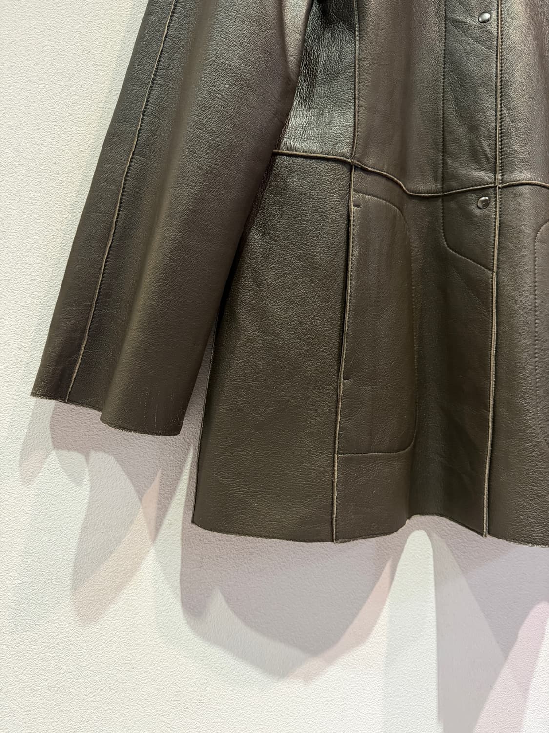 TRUNK By HIROKO KOSHINO 레더 자켓 상품이미지6