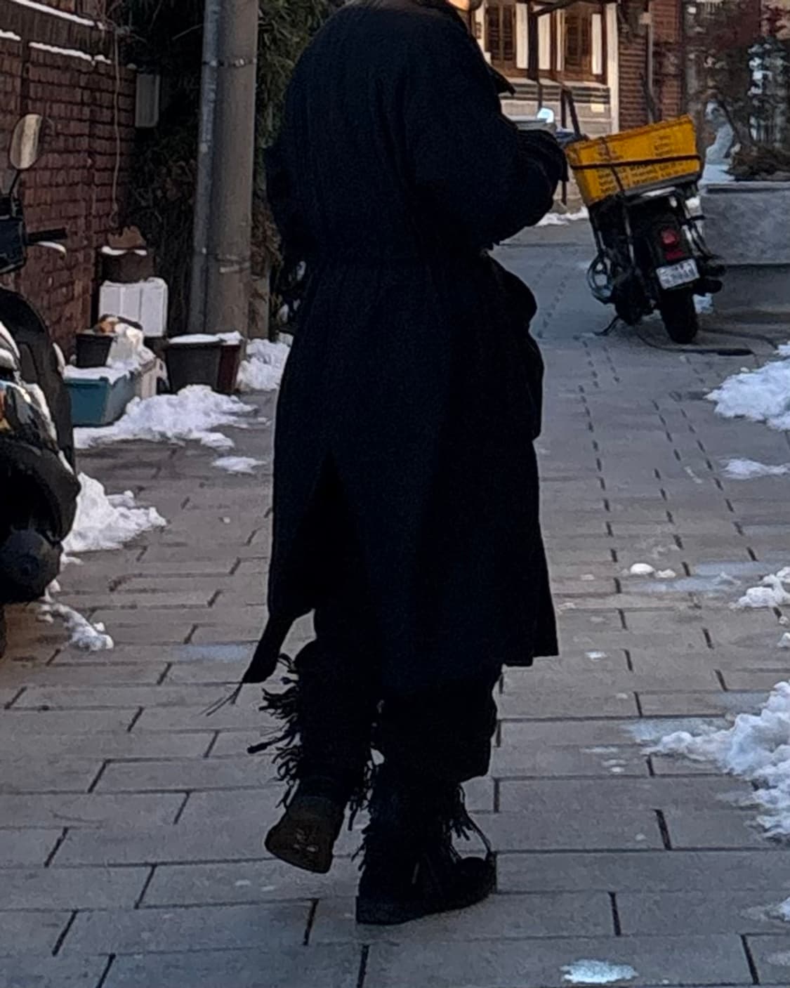 더 비리디 안느 울 린넨 오가닉 코튼 롱 코트 상품이미지6