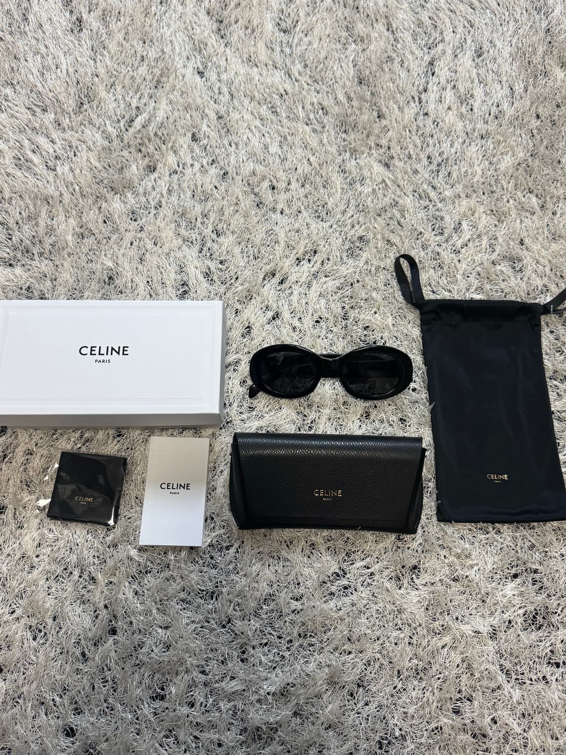 셀린느(celine) 아세테이트 트리옹프 01 선글라스 블랙 상품이미지2