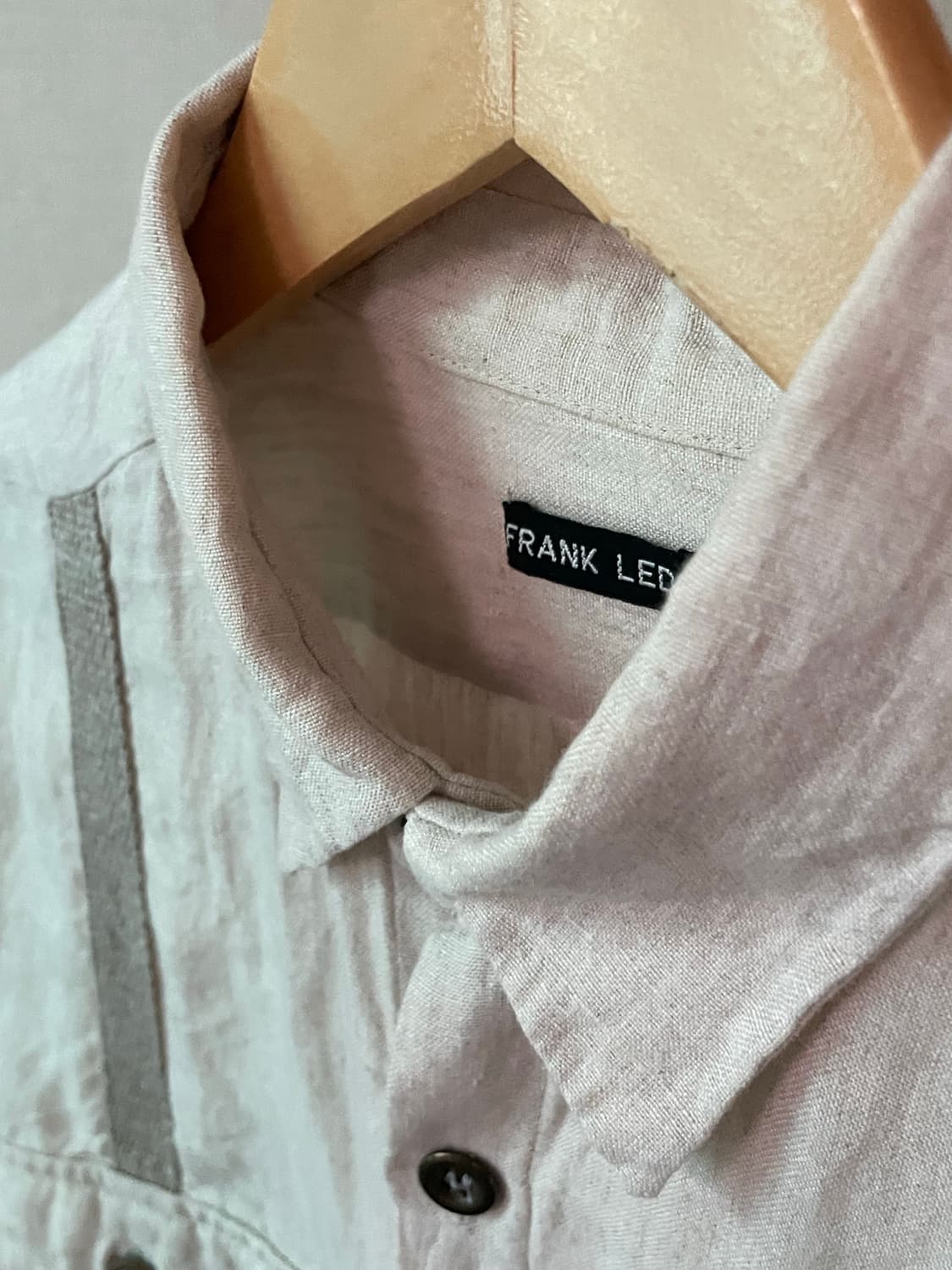 FRANK LEDER 린넨 셔츠 Made in Germany 상품이미지4