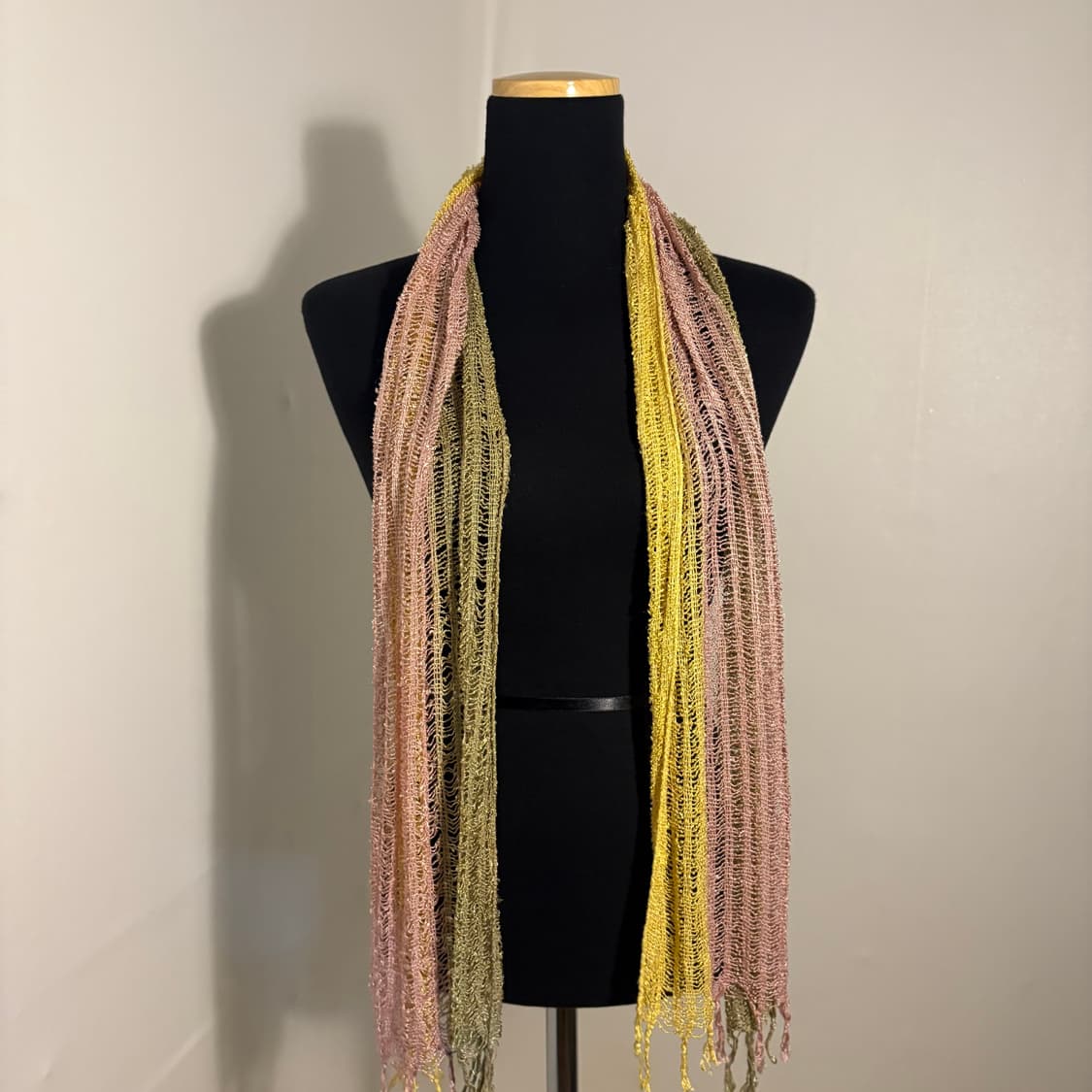 빈티지 데미지 보헤미안 모리 그물 그라데이션 스카프 머플러 숄  상품이미지2