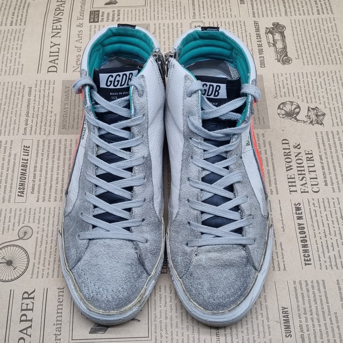 골든구스 슬라이드 여성하이탑38 245-250 상품이미지2