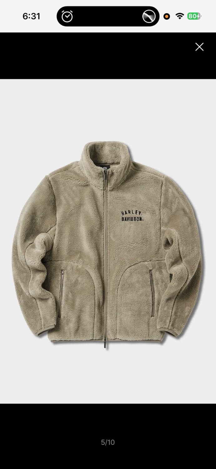 할리데이비슨 프린팅 후리스 상품이미지1