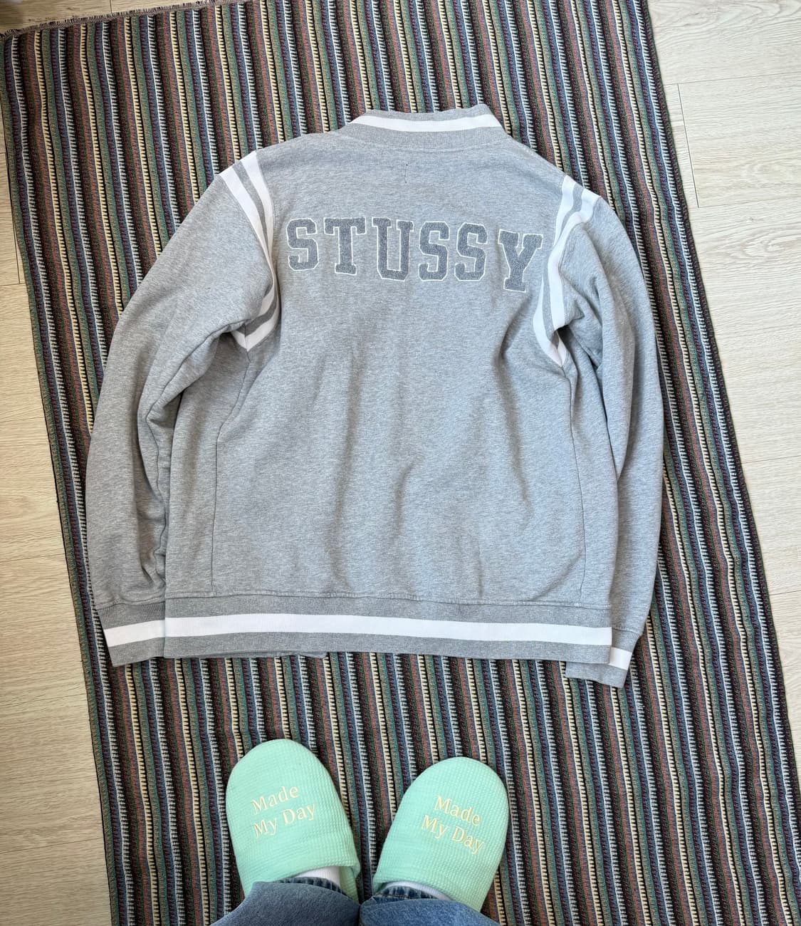 스투시 크라운 바시티 자켓 상품이미지3