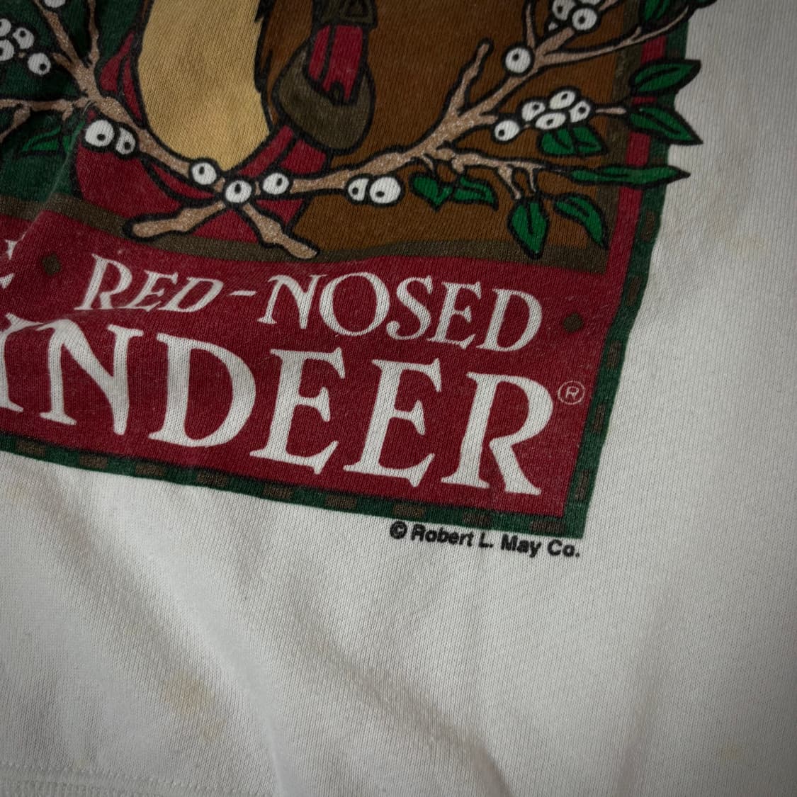 90s Rudolph Sweatshirt 디즈니 상품이미지7