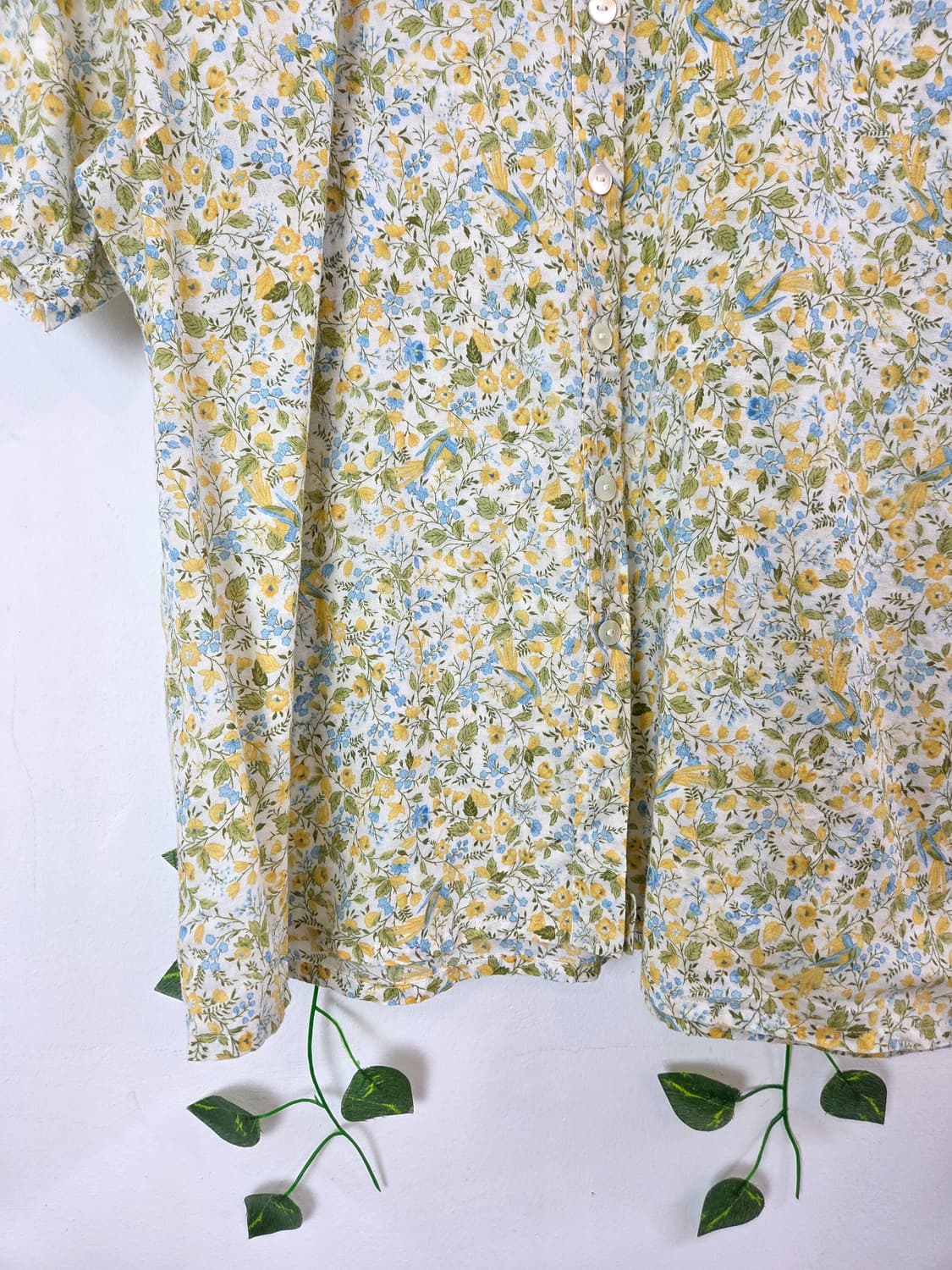 잔꽃 반팔 셔츠 상품이미지3