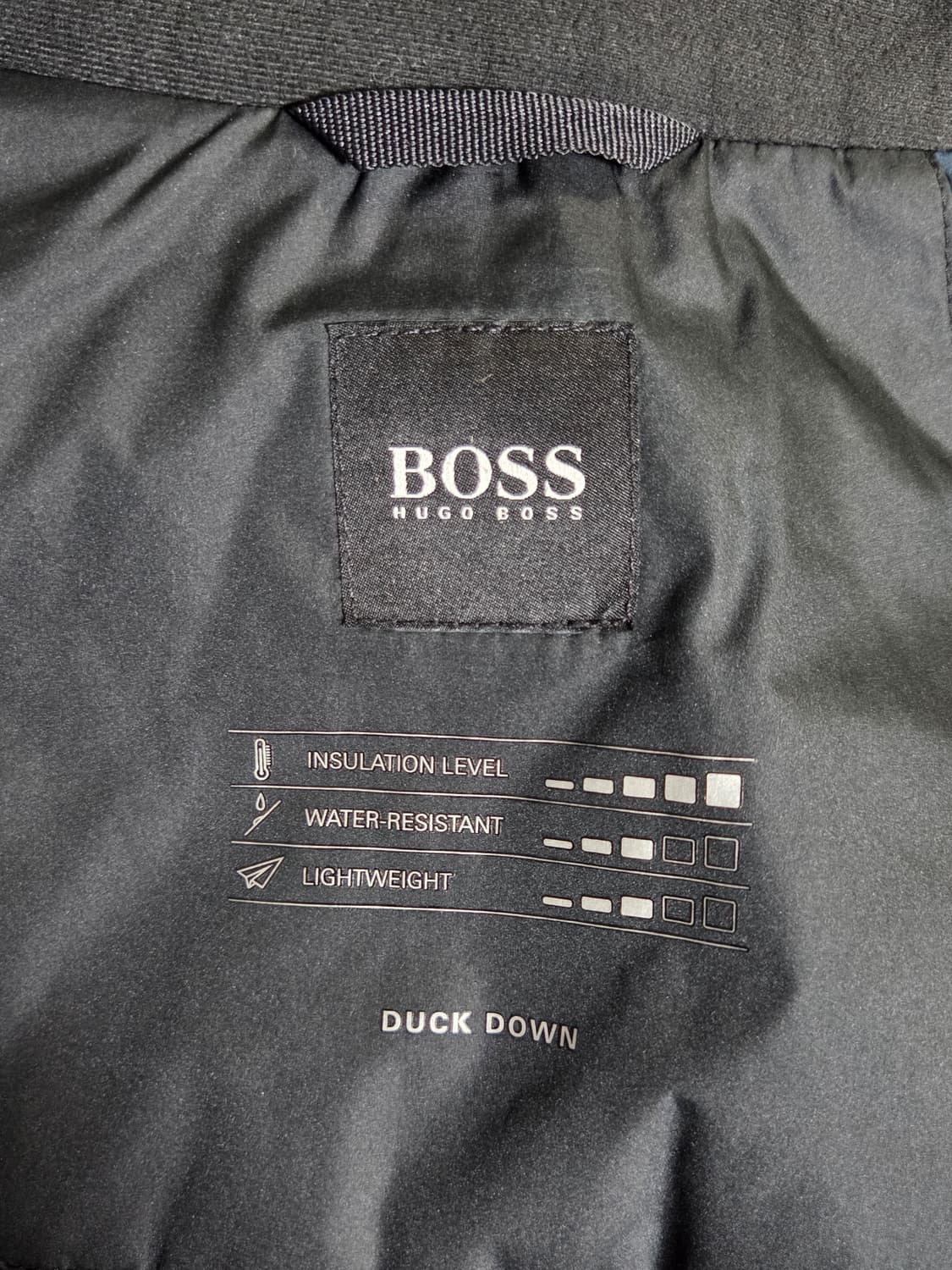 (정품) [휴고보스] 덕다운 하프롱패딩 판매합니다. 상품이미지3
