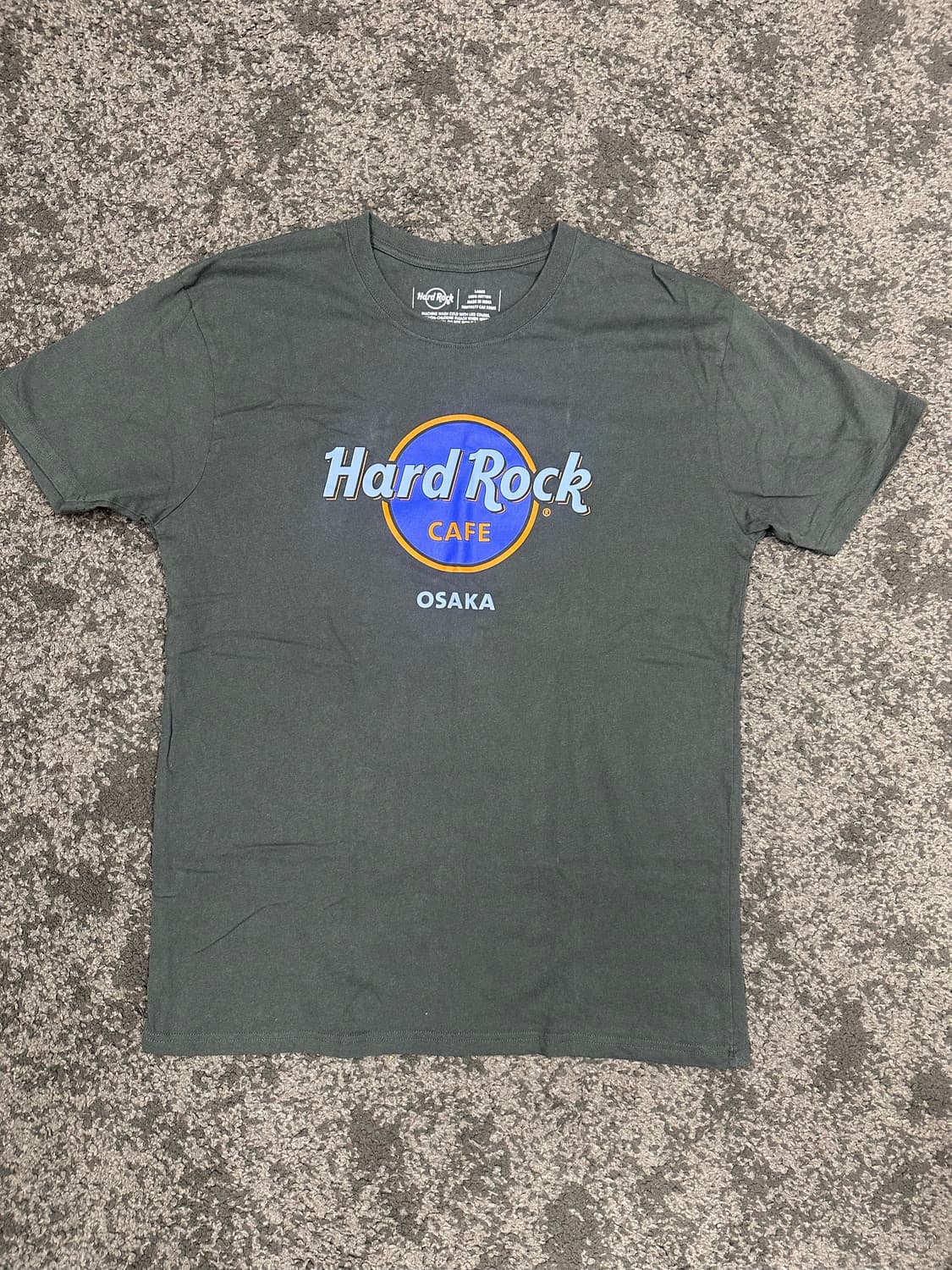 하드록 카페 오사카 반팔 차콜 L 상품이미지1