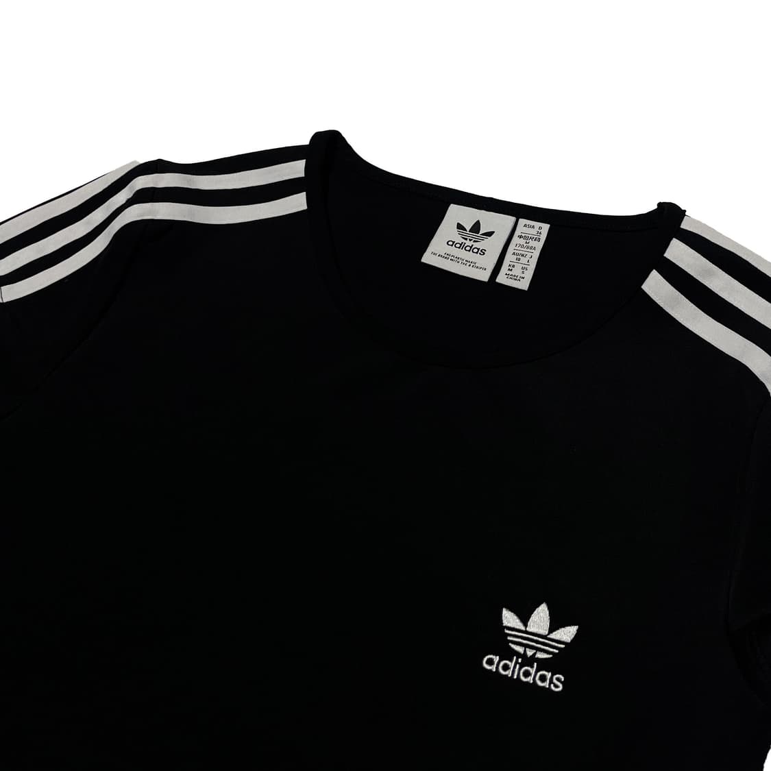 아디다스 삼선 크롭티 반팔티 상품이미지3