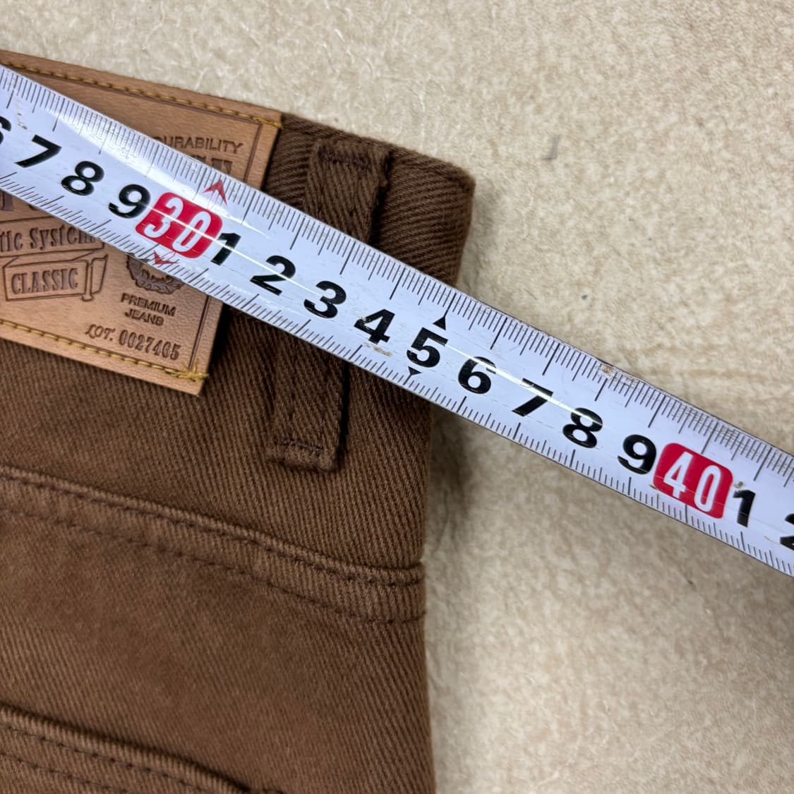 빈티지 브라운 와이드 팬츠 상품이미지6