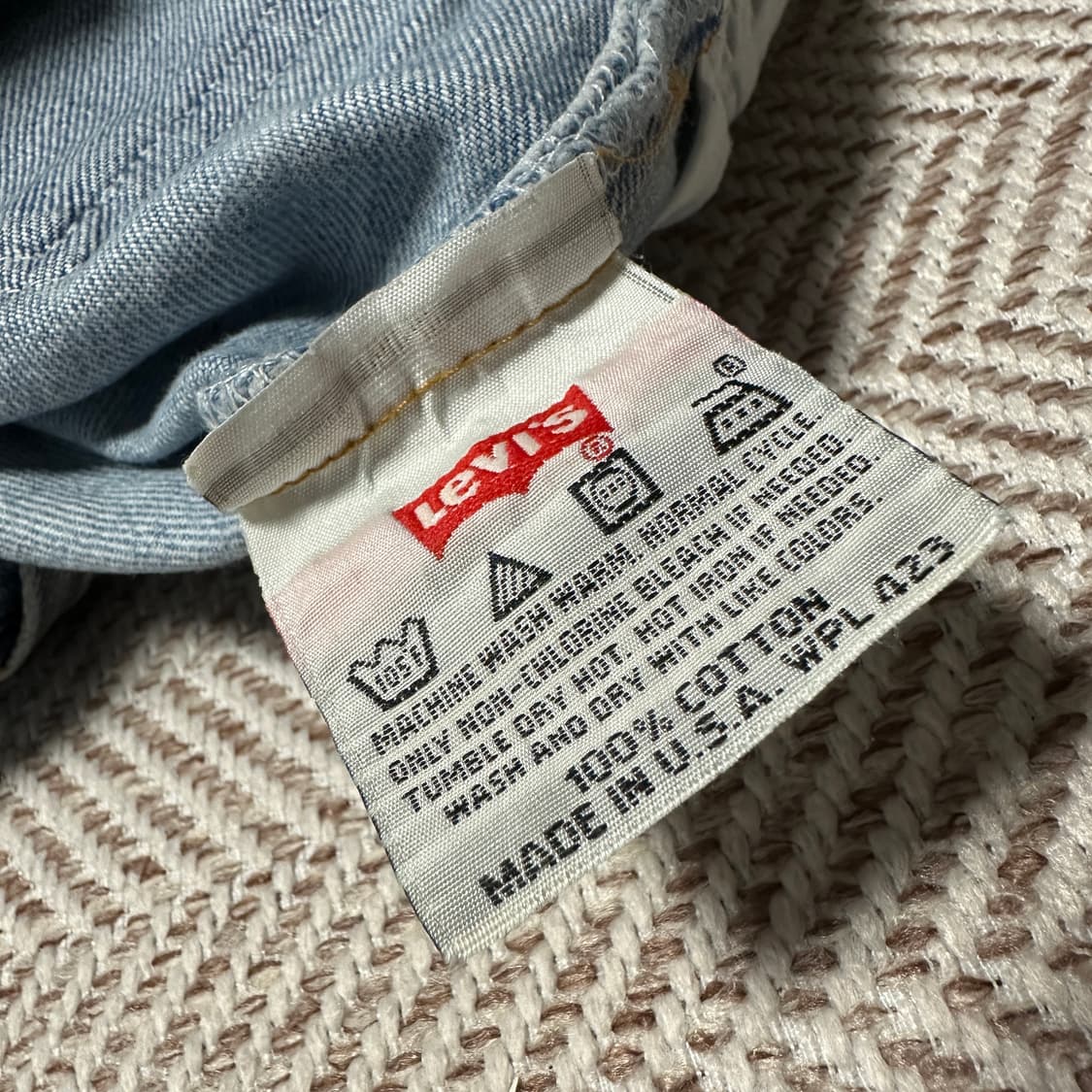 LEVI'S 501 90's usa made denim jeans 상품이미지4