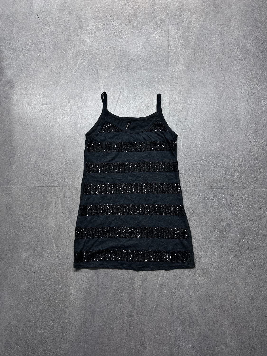 Sequin Big Stripe Sleeveless Top 상품이미지4