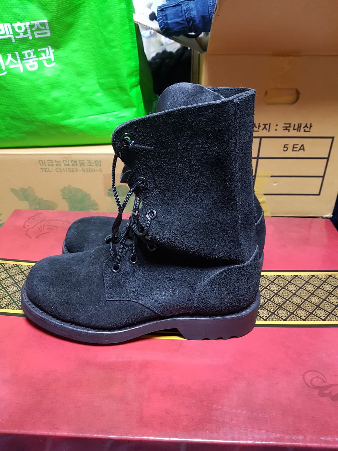 해병대 세무 워커 전투화 군화 86년 264W 11.0W 판매 상품이미지2