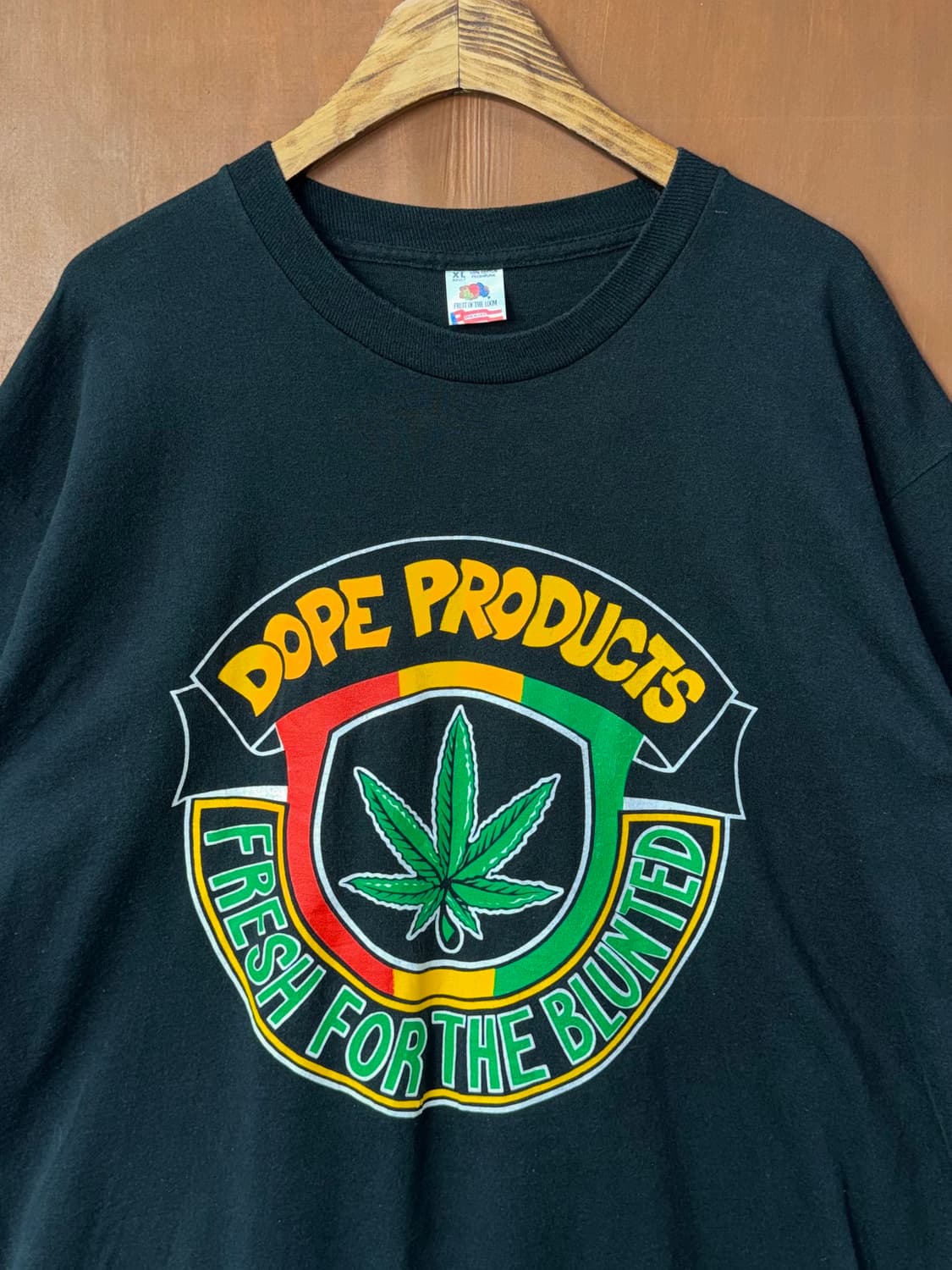 90s 프룻오브더룸 dope products 대마초 티셔츠 상품이미지2
