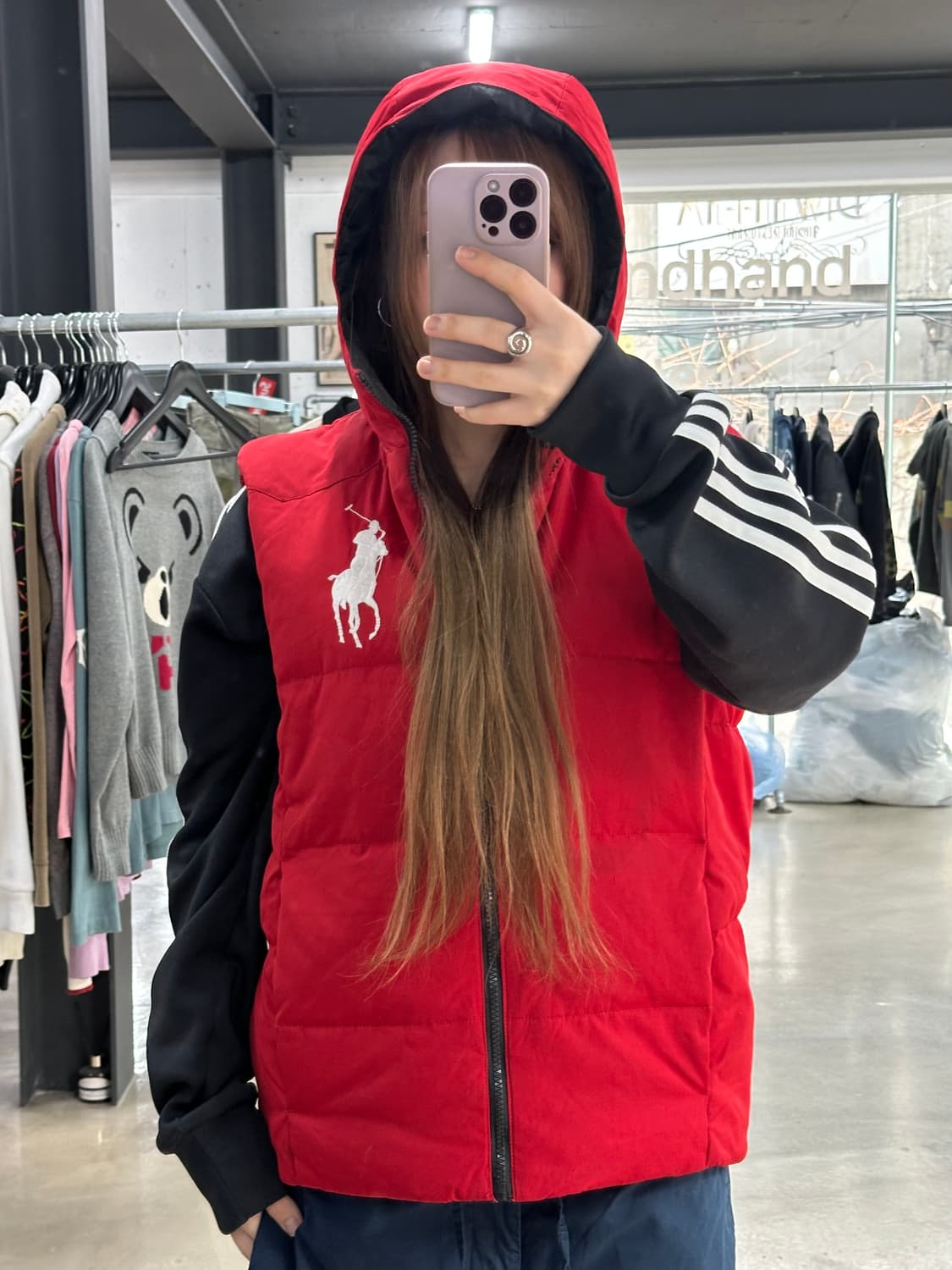 폴로랄프로렌 빅포니 패딩베스트 상품이미지2