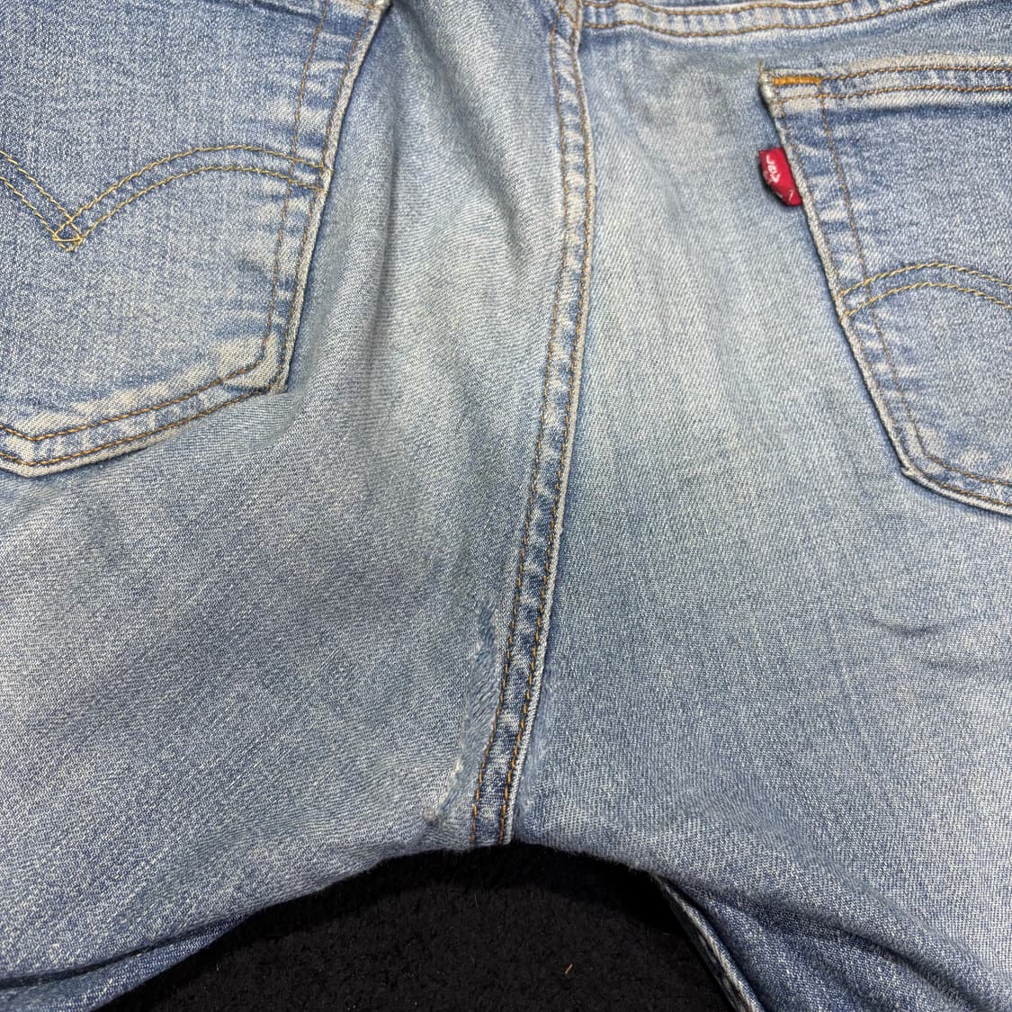 33 리바이스511 연청 디스트로이드 데님팬츠 상품이미지5