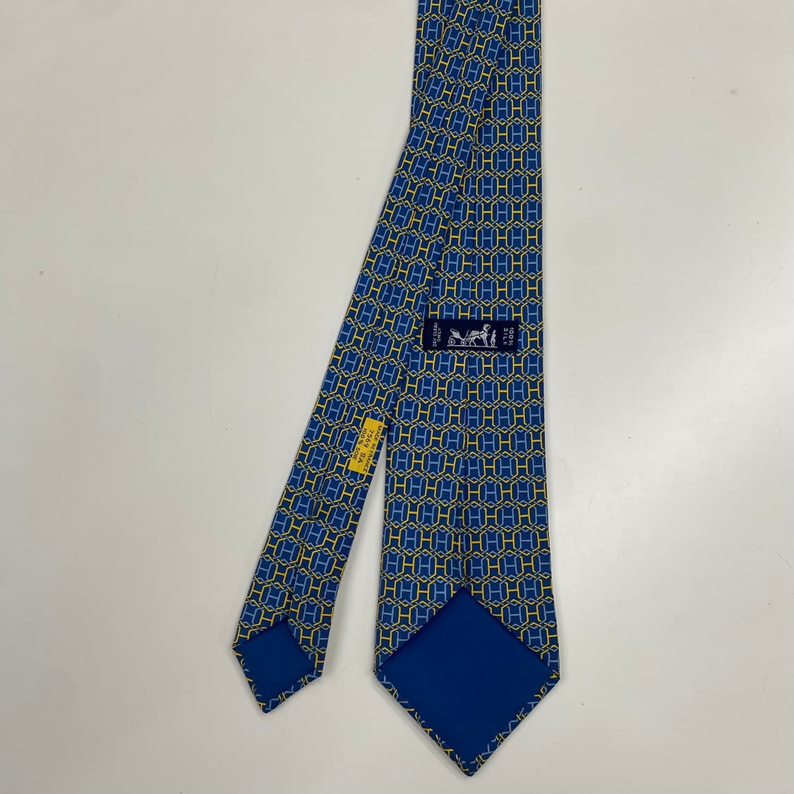 에르메스(HERMES) H모노그램 명품 정품 넥타이 상품이미지3