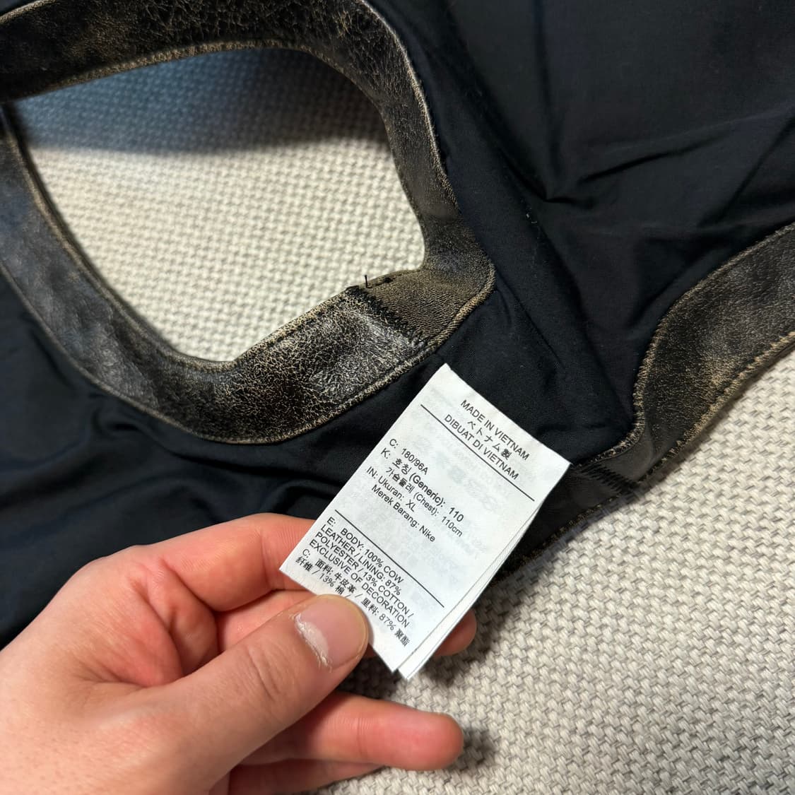 조던 x 제이 발빈 레더 베스트 (새상품) 상품이미지5