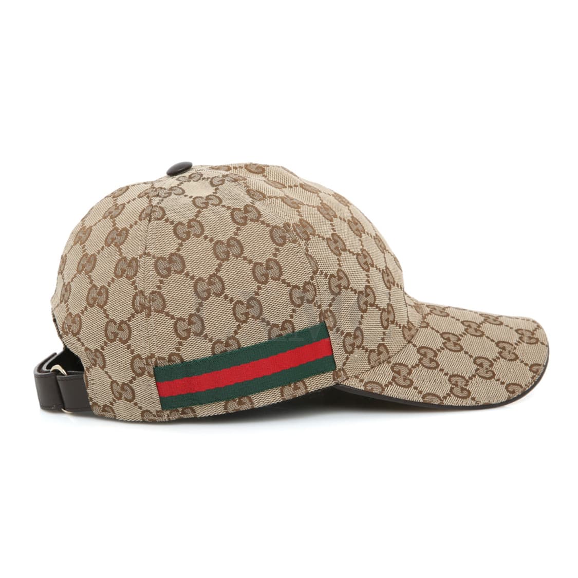 구찌 GG 수프림 모자 200035 삼선 베이스볼 베이지 야구모자 상품이미지4
