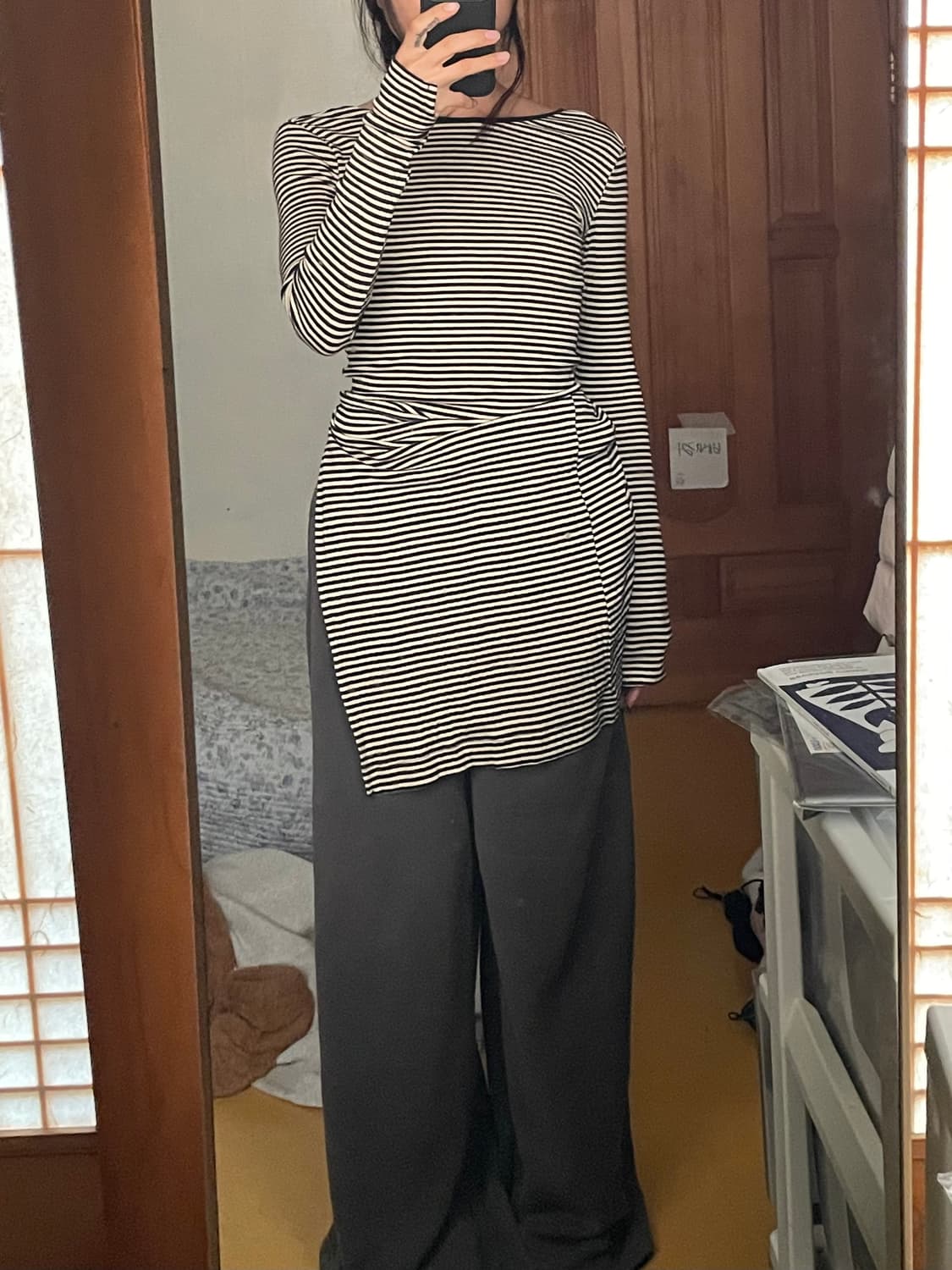 롱슬리브 맥시 드레스 상품이미지3