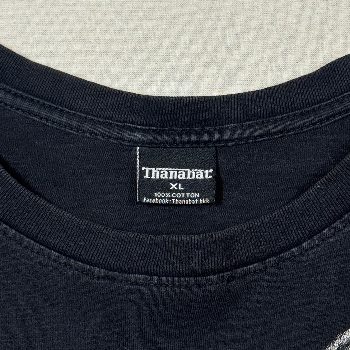 XL] Thanabat 타나밧 펑크 피어싱 캣 양면 그래픽 티셔츠 상품이미지6