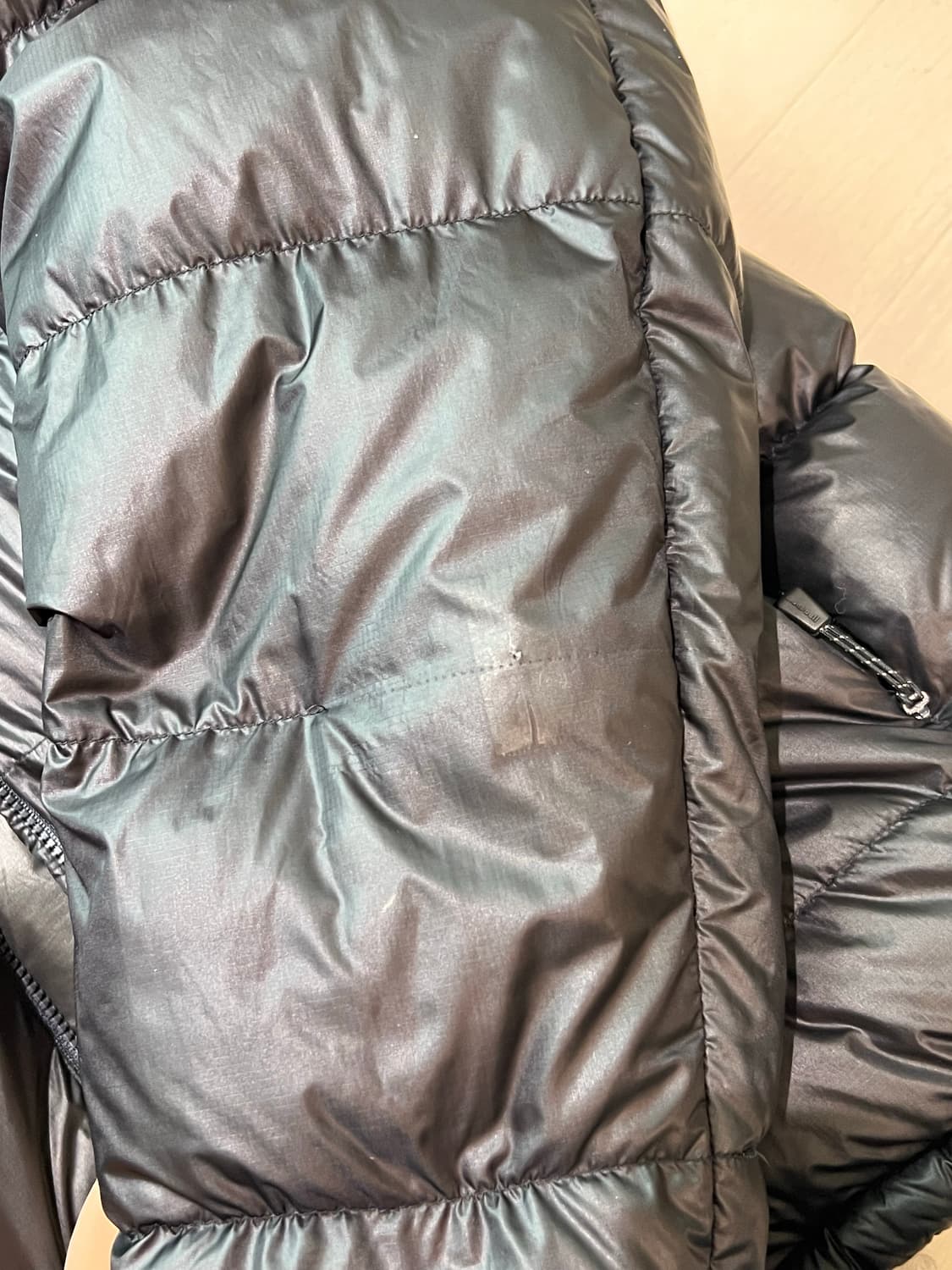 몽벨 알파인 구스 다운 파카 블랙 xl 상품이미지5