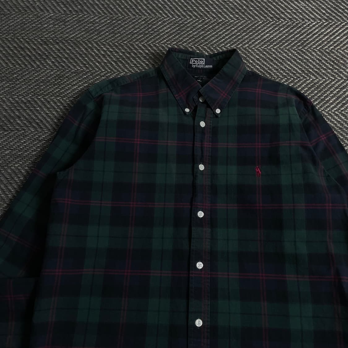 폴로 랄프로렌 체크 블럭 박시핏 셔츠y 3850 상품이미지5